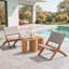 Tabouret extensible Riviera naturel
