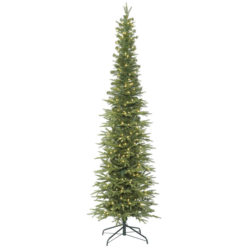 Bixley 10' H Lighted Artificial Fir Christmas Tree
