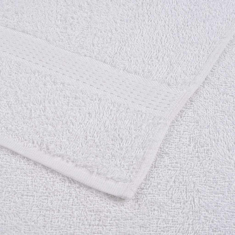 Sawiki 100% Cotton Bath Towels, White, Beach Towel - 10 Pack