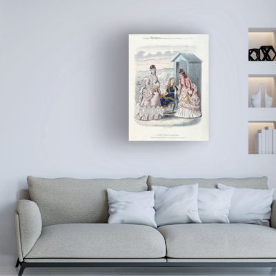 Art français sur toile, les derniers modes de Paris pour la plage et la natation, 1872