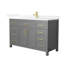 Beckett 54" Freestanding Single Bathroom Vanity with Quartz Top-349013804-349013793-349013796
