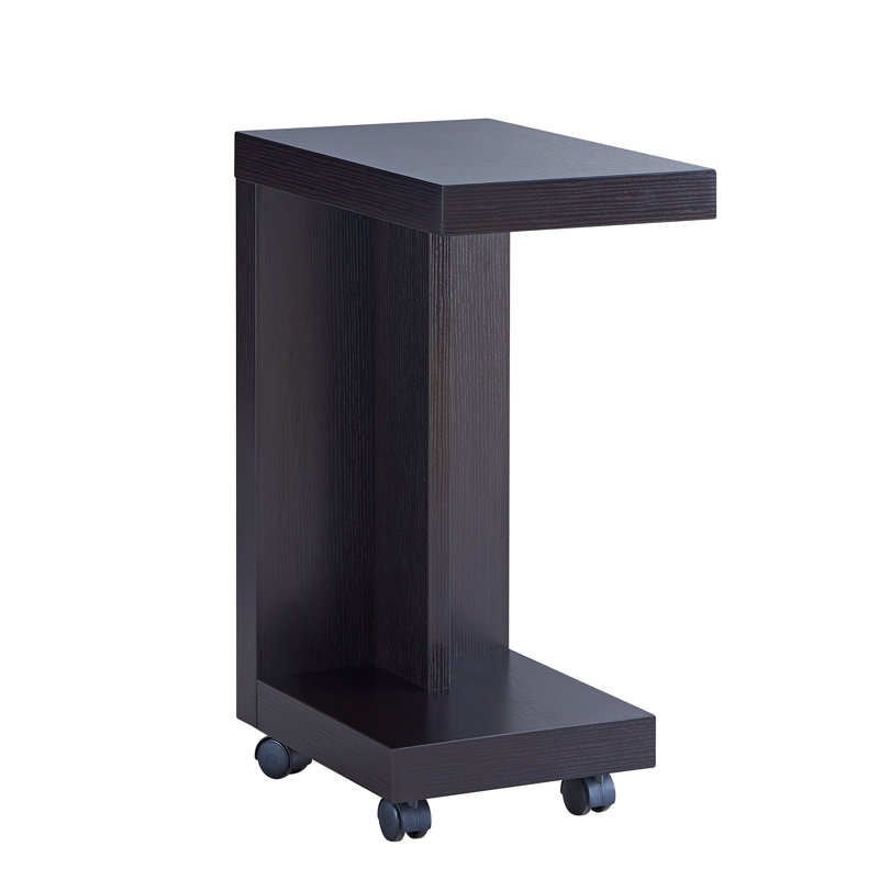 Wheel End Table, Espresso