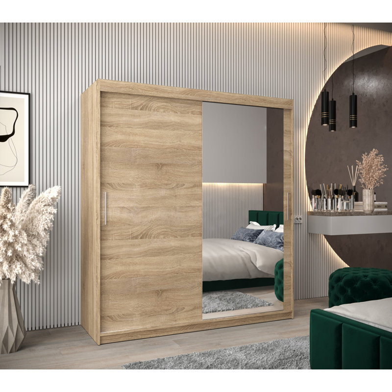 Aroosh 2 Door Manufactured Wood Wardrobe, ANFL3277