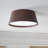 1-lamp imitation wood grain dimmable LED ceiling light