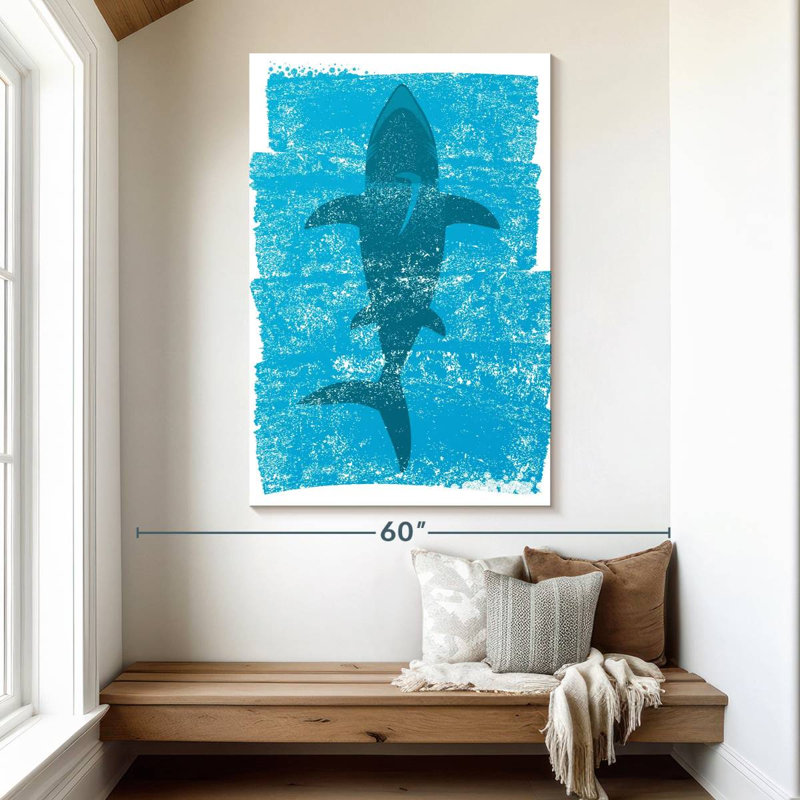 Brampt Simple Shark, 51" H x 34" W