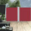 Dakota Fields 6cm W x 1.4cm D Fabric Cover Motorised Retractable Side Awning-1403331351