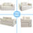 Upholstered 71'' Sleeper Sofa-1015298231