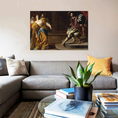 « esther before ahasuerus, c. 1630 », reproduction d’impression sur toile tendue