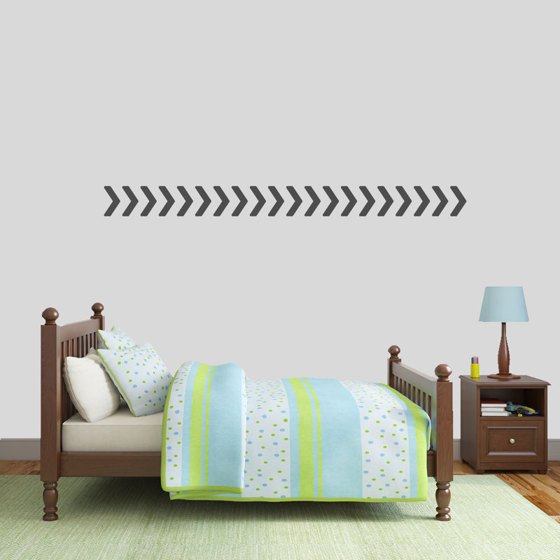 Adhésif décoratif enfants Zoomie, Gris foncé