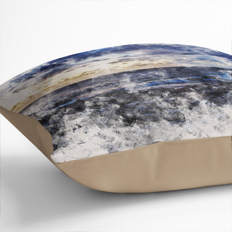 Square Cushion, 40cm H x 40cm W x 15cm D, Stone