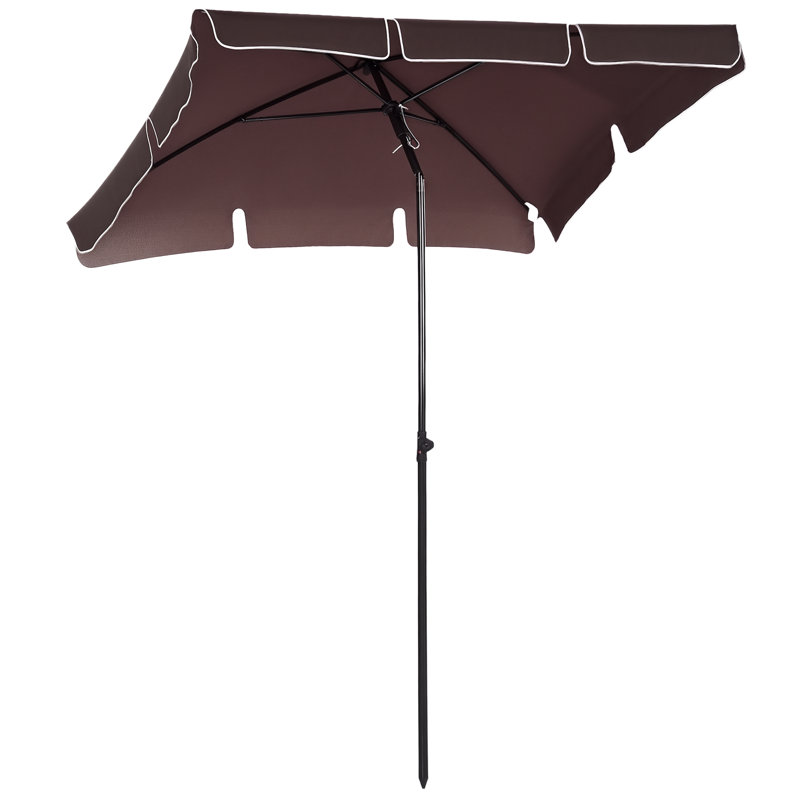 Beckley 4.1' x 6.6' Rectangular Market Umbrella