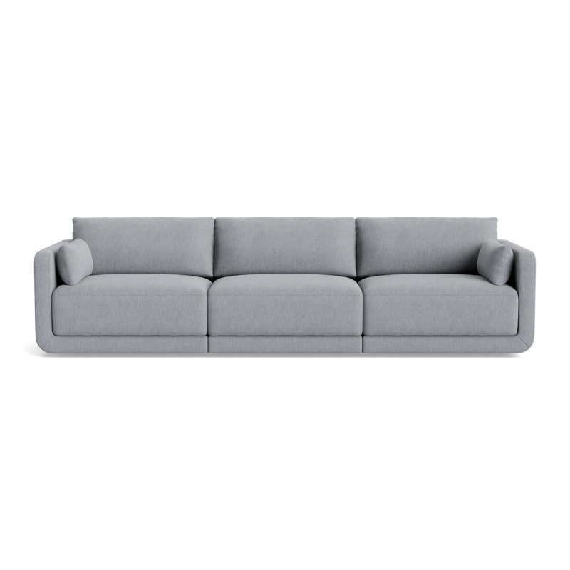 Eva Sofa (95"), Performance Weave - Zinc