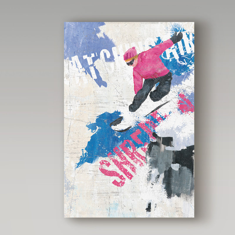 Helo «Catching Air II», art sur toile, H 24 po x l 16 po x P 2 po