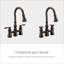 Weymouth Pull Down Touch Double Handle Kitchen Faucet-758053030