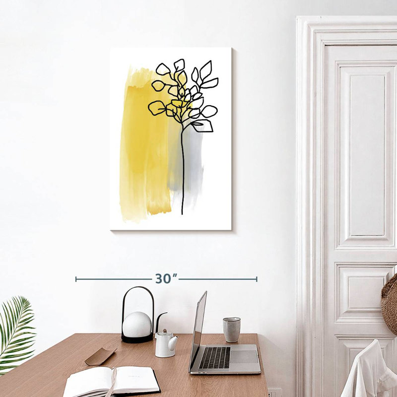 Harnek Botanique En Gris II, 30" H x 20" W