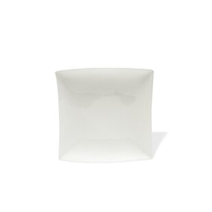 White Basics East Meets West 5.5" Square Plate