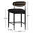 Velora 25.8" H Upholstered Counter Stool with Metal Frame (Set of 2)-122607913