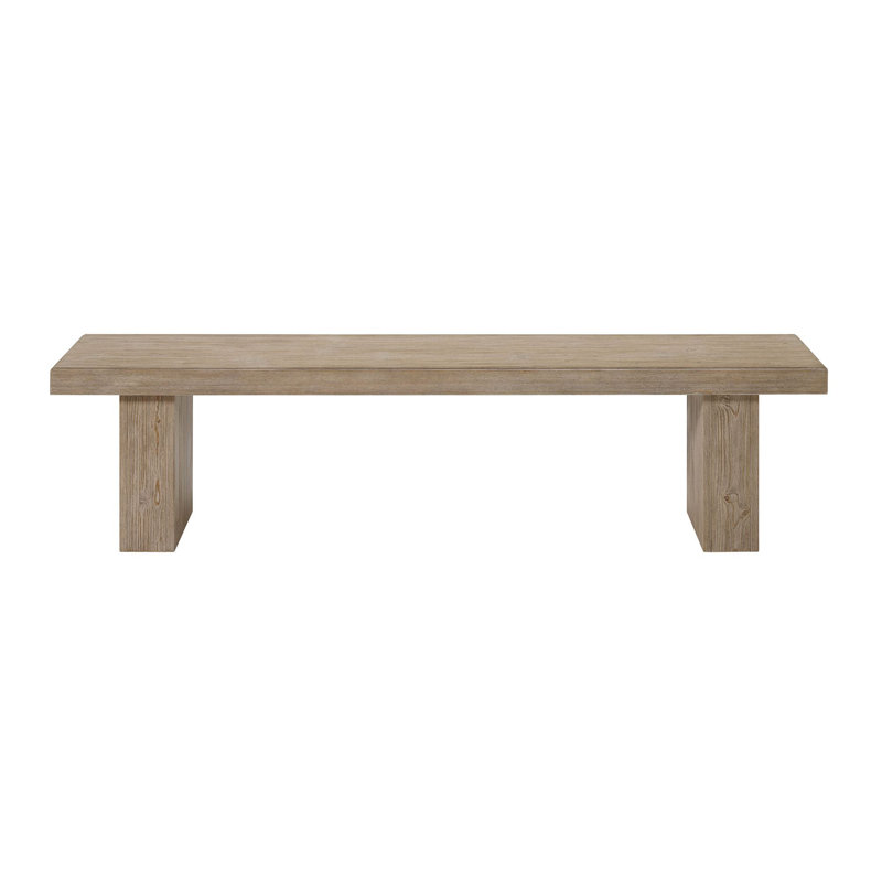 Gilbane Solid Spruce Bench, Weathered Sand