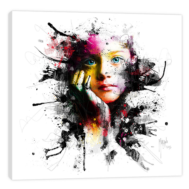 «No War for our Children», impression sur toile tendue, H 36 po x l 36 po x P 1,5 po