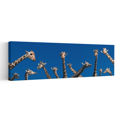 Art mural contemporain girafe