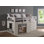 Lit mezzanine simple en bois massif avec tablettes Tressa par Harriet Bee