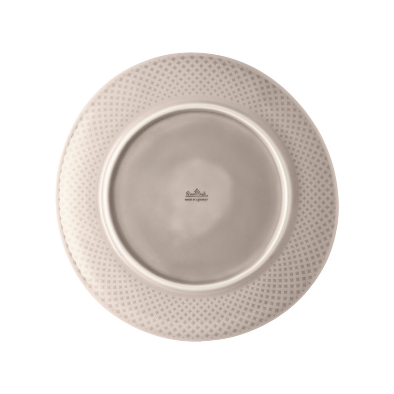 Junto Porcelain Dinner Plate, Soft Shell
