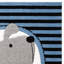 Burgan Animal Print Navy Area Rug-59888569