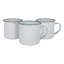 Argon Tableware - White Enamel Espresso Cups-118078769-118067561