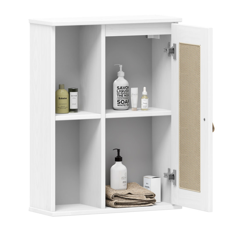 Horncastle Solid Wood 1 - Door Standard Accent Cabinet, White