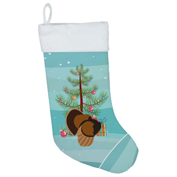 The Holiday Aisle® Turkey Christmas Stocking | Wayfair