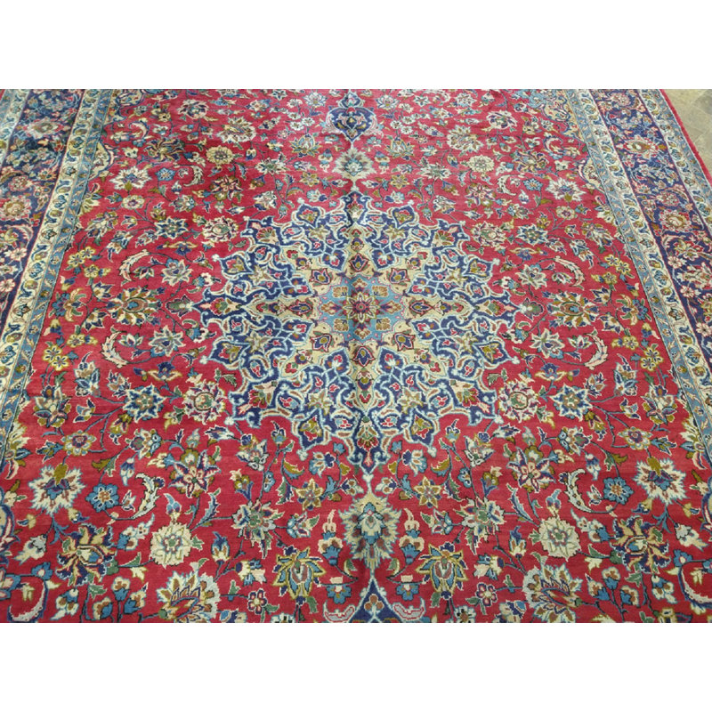 Tapis rectangulaire en laine 9 pi 1 po x 16 pi Rectangle
