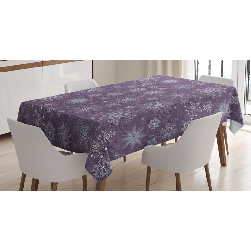 Geometric Christmas Tablecloth, 84" x 60"