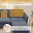 5-piece Modular Sectional Sofa With 2 Ottomans-180637847