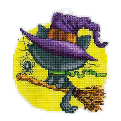 Kit de broderie au point de croix « Chaton » d'Alisena 8067A