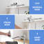 Hands-Free Automatic Smart Kitchen Faucet with Motion Sensor and Pull Out Sprayer, Stainless Steel, Touchless Operation for Modern Kitchens-130629155