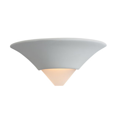 Ceramic Flush Mounted Sconce