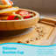 Tiny Dining - Round Bamboo Suction Plate-90692476