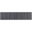Garniture de tuile de moulure en porcelaine 12" x 3" en lin noir Fabrique