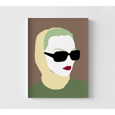 «Lady No. 9» par Sean Salvadori, reproduction d'art de Sean Salvadori, impression de dessin Pop Art, affiche de décoration pour chambre de jeune adulte