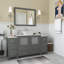  Ensemble de meuble-lavabo simple 60 "avec miroir 60"-27042754