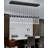16-light Modern Crystal Rectangular Chandelier Black-928753952