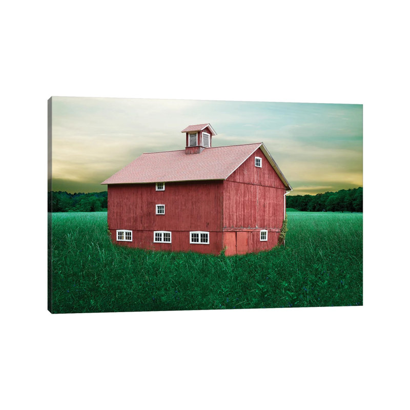 Barn Scene XII by James McLoughlin - Wrapped Canvas Print, 20.32cm H x 30.48cm W x 1.905cm D