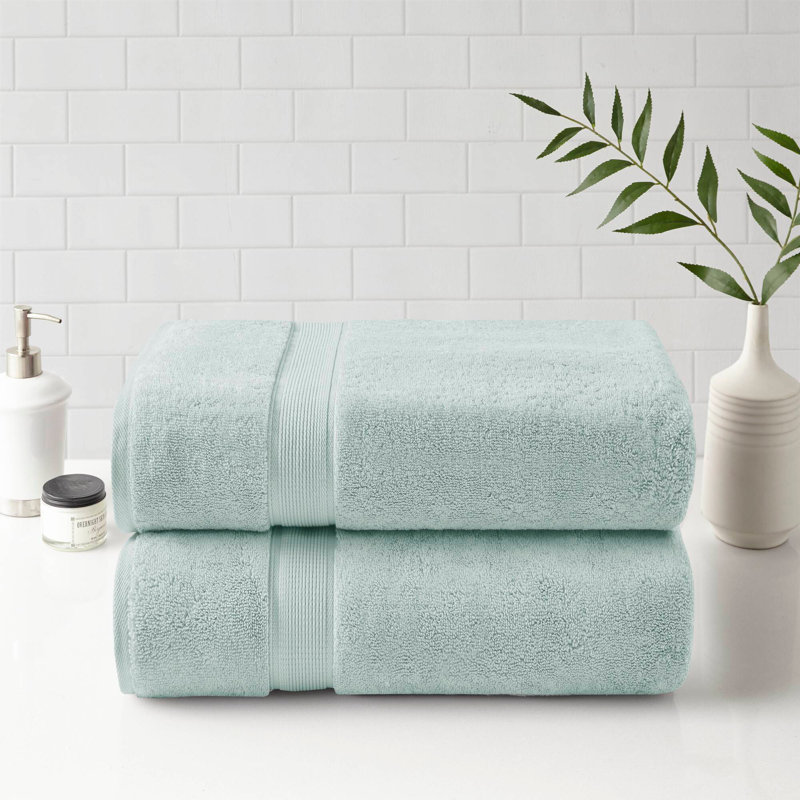 Ensemble de serviettes en coton ultra doux, Écume de mer, écume de mer