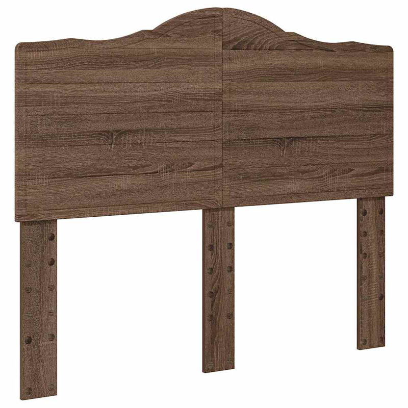 Panel Headboard, Full/Double, Brown Oak