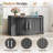  31.89" 2-Door 8+ Pairs Shoe Storage Cabinet and Shoe Storage Bench-654161049
