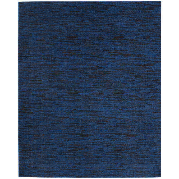 Tapis bleu nuit Nourison Essentials