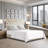 Winston Porter Fabric Upholstered Bed Frame with Adjustable Headboard-1037224320-1021784452