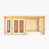 White/Natural Timber