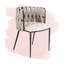 Ensemble de chaise de salle à manger avec accoudoirs tressés Tyrone-125186628-55173937
