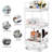 3-Tier Rolling Cart, Utility Cart with Wheels,Metal Cart,Bathroom Cart,Salon Trolley Cart,Kitchen Storage Cart-89251849